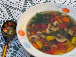 מרק פטריות כפרי