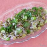 סלט עדשים ירוקות